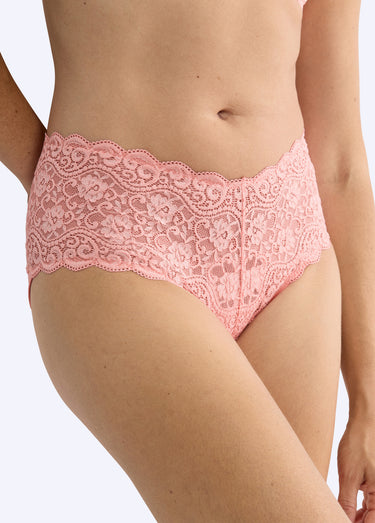 Culotte maxi dentelle extensible, Amourette Rose