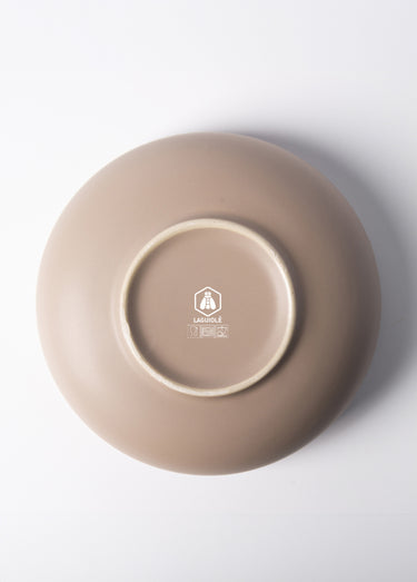 Set 6 bols grès émaillé, foncé Taupe