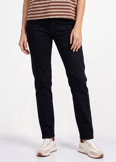 Jean droit denim, coupe spécial GRANDE Noir