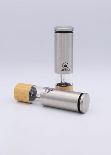 Moulin sel poivre électrique bambou Celtique Inox / Bois