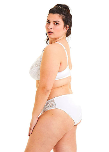 Soutien-gorge confortable sans armatures Blanc