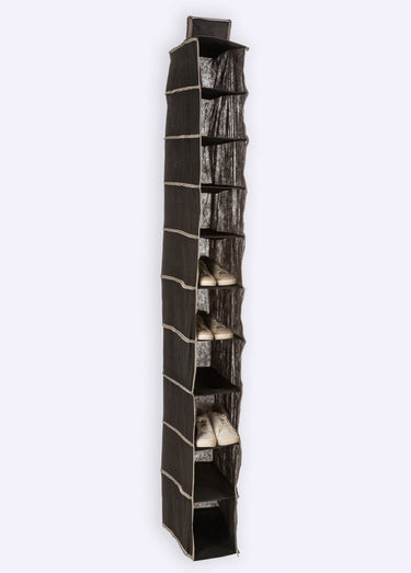 Range chaussures à suspendre, foncé Noir