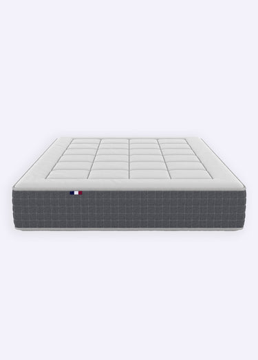 Matelas très ferme à ressorts 7 zones, haut. 28cm Blanc