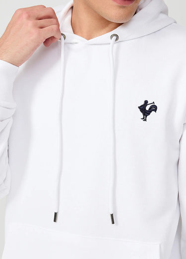 Sweat shirt à capuche poche kangourou Blanc