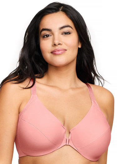 Soutien-gorge WonderWire Grandes Tailles Effet Amincissant, à Armatures et Fermeture Frontale n°1247 Abricot