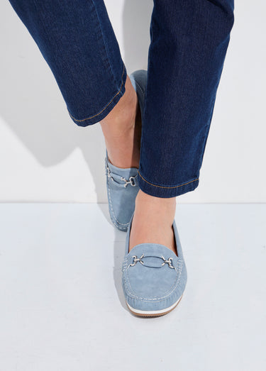 Mocassins compensés souples largeur confort Jean