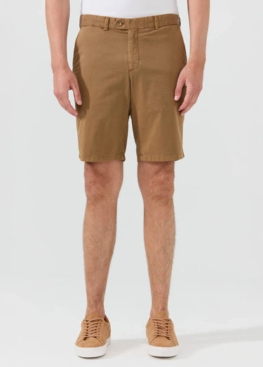 Bermuda chino en toile poches italiennes Brun