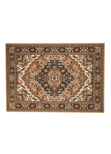 Tapis décoratif imprimé Beige