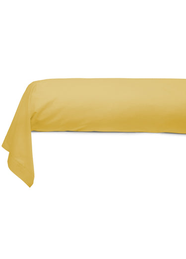 Taie pur coton uni RELAX Jaune banane
