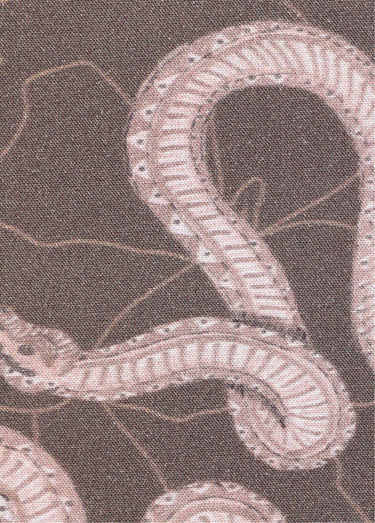 Coupon tissu habillement, motif serpent Imprime Cobra
