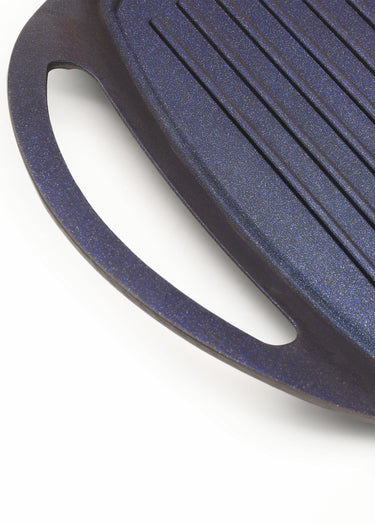 Plancha grill alu 47cm Diamant Bleu Bleu