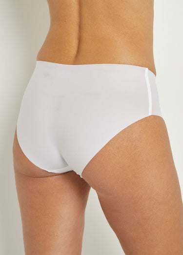 Culottes hautes invisibles sans coutures Blanc Lot2