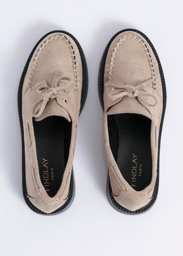 Mocassins tendance avec semelle épaisse Beige