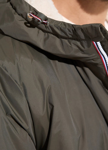 Parka longue chaude fourrée déperlante Kaki/Ecru