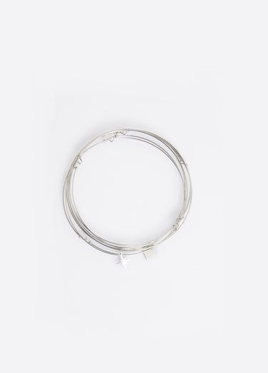 Bracelets semainier en acier inoxydable Argente