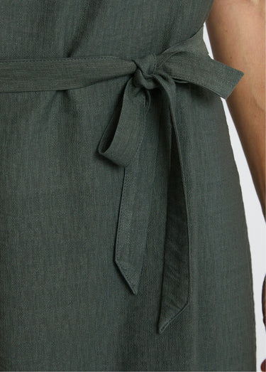 Robe-housse courte manches kimono Kaki