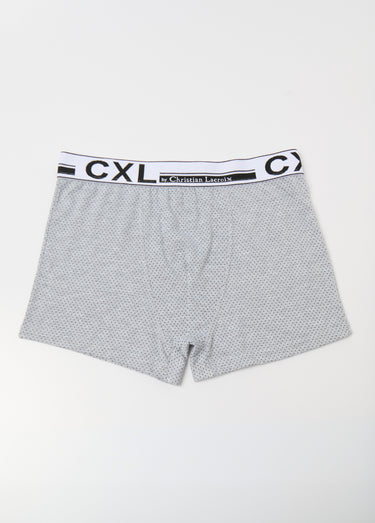 Boxer avec ceinture élastiquée, logo Gris