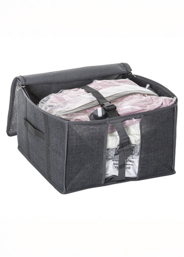Petite housse de rangement sous vide Gris