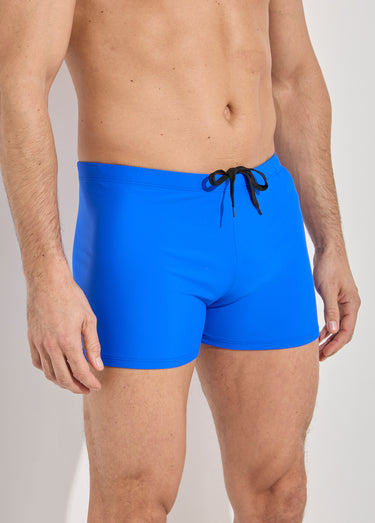 Boxer de bain piscine uni, essentiel Bleu Roi