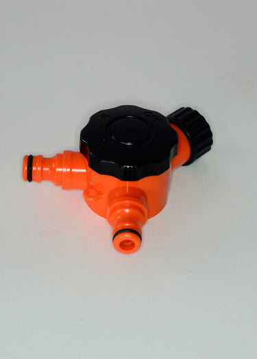 Raccordeur pour 2 tuyaux d'arrosage Orange