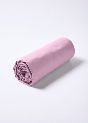 Drap-housse coton uni Bois De Rose