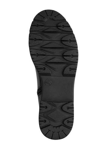 Bottes hautes plates semelle antidérapante Noir