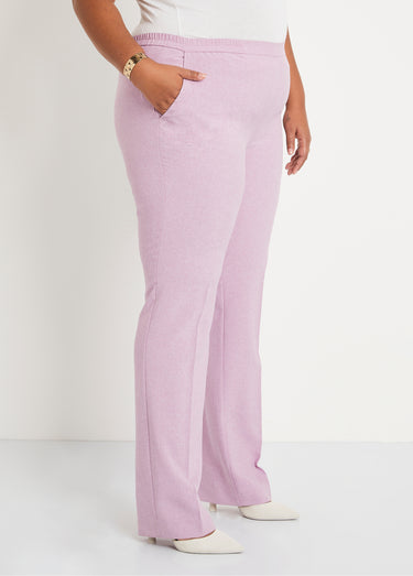 Pantalon droit ceinture semi-élastiquée Parme