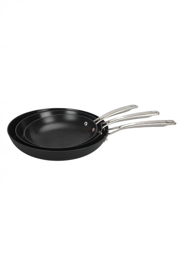 Set de 3 poêles fonte tous feux Air Iron Noir