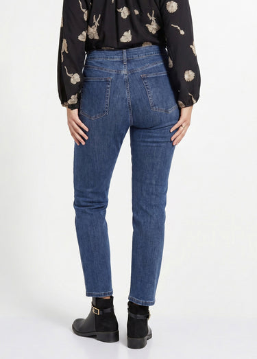 Jean mom en denim, spécial GRANDE TAILLE Denim Moyen