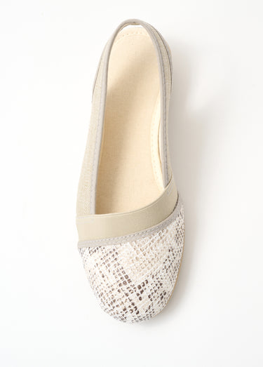 Sandales largeur confort élastiquées Beige