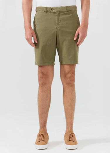 Bermuda chino en toile poches italiennes Kaki