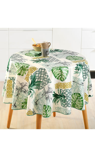 Nappe en toile cirée imprimée Feuillages