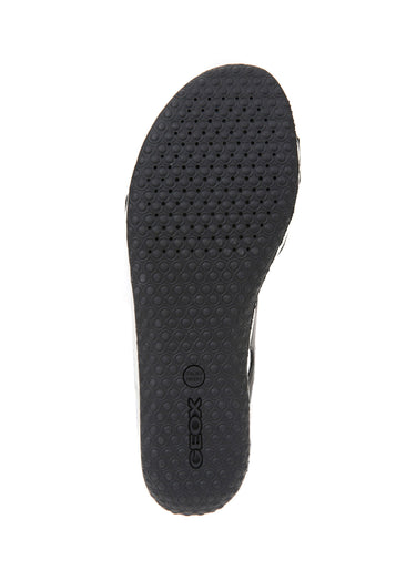 Sandales sportwear à scratchs Noir
