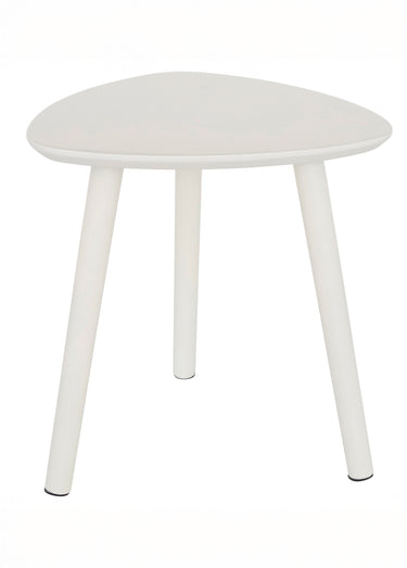 Trio de tables gigognes formes épurées Marron