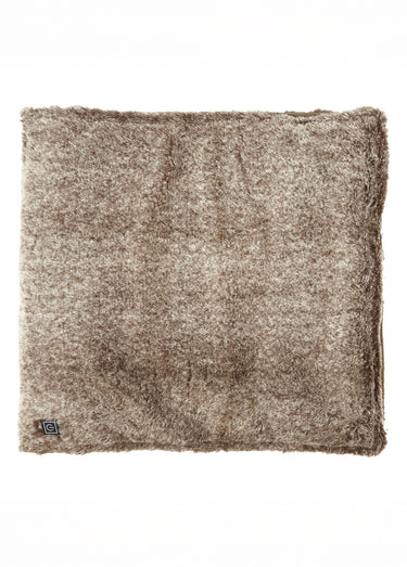 Jeté couvre siège chauffant USB fourrure Marron