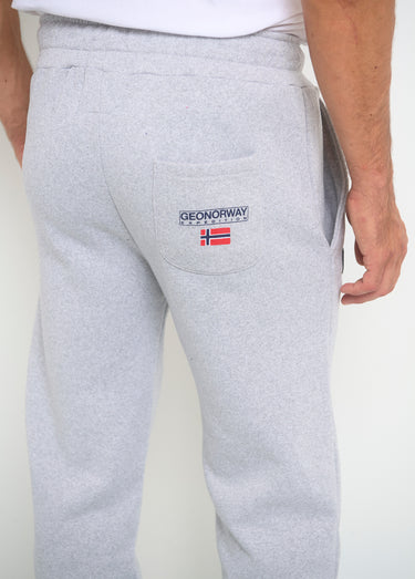 Pantalon de jogging molleton pour homme Gris Melange