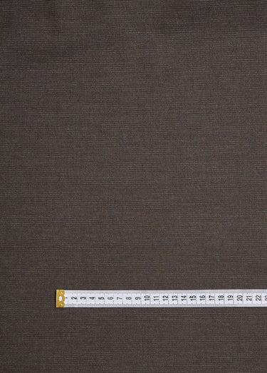 Coupon tissu habillement faux uni Marron