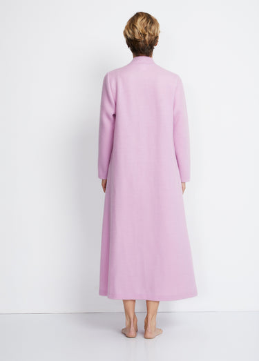 Peignoir zippé maille Courtelle® Lilas