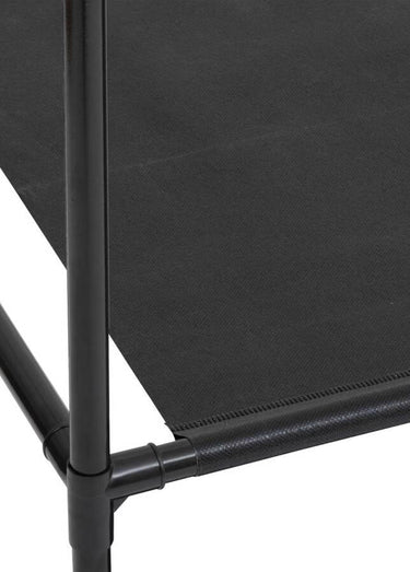Portant à vêtements 4 niveaux en métal Noir