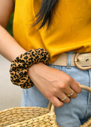 Chouchous fantaisie pour les cheveux Leopard