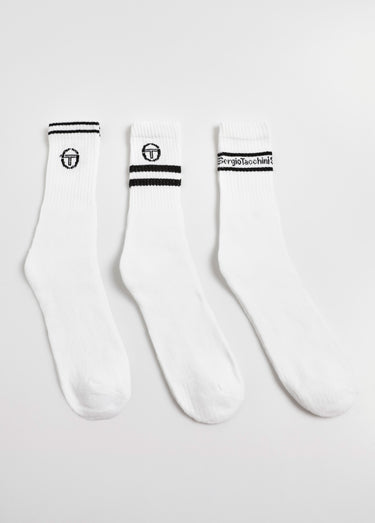 Chaussettes sport assorties avec coton Blanc