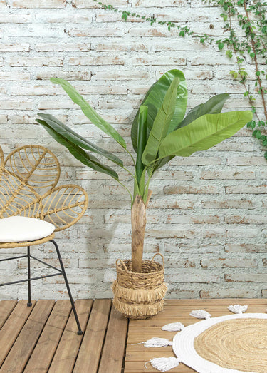 Plante verte artificielle, bananier Vert
