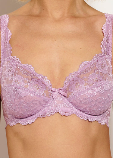 Soutien-gorge dentelle avec armatures Parme