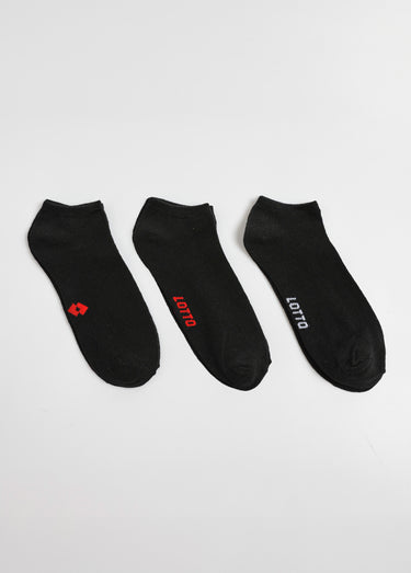 Lot de 3 Chaussettes basses Noir