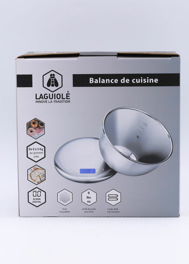 Balance de cuisine précision, en inox Inox