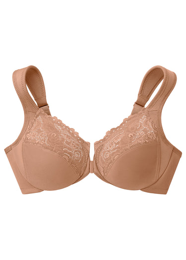 Soutien-gorge WonderWire ouverture devant Cappuccino