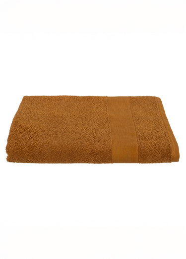 Drap de bain épais pur coton 100x150cm Cannelle