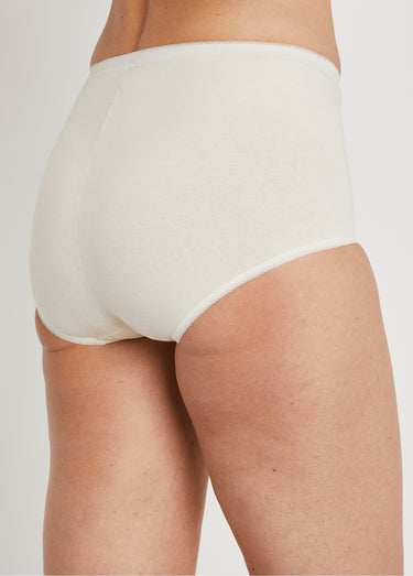Culotte taille haute galbante Ivoire