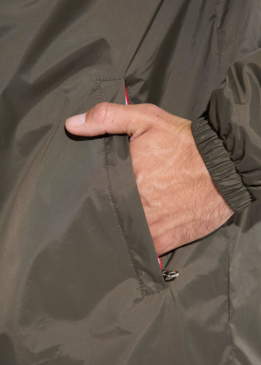 Parka longue chaude fourrée déperlante Kaki/Ecru