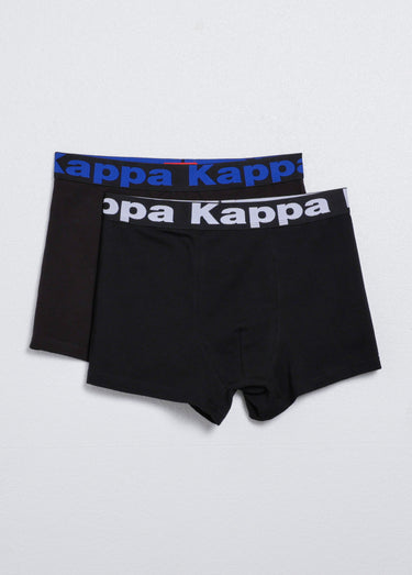 Boxer épuré monochrome coton mélangé Noir